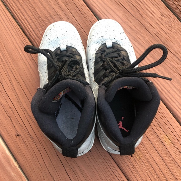 Nike Air Jordan 10 Cement Retro Smoke Grey Size 4 - Picture 6 of 8